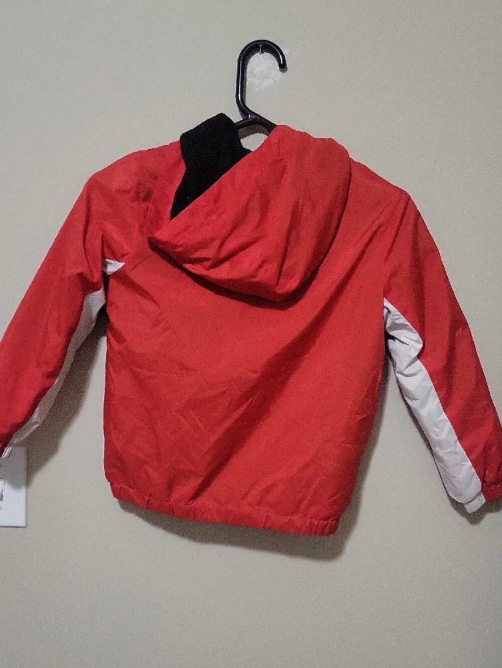 Nike Red, Black & White Kids Hooded Windbreaker